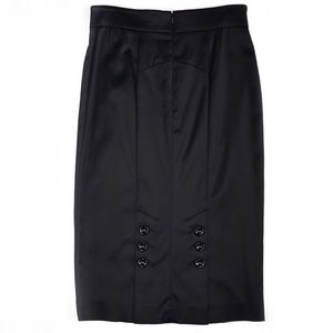 Fab black pencil skirt with detailed back!